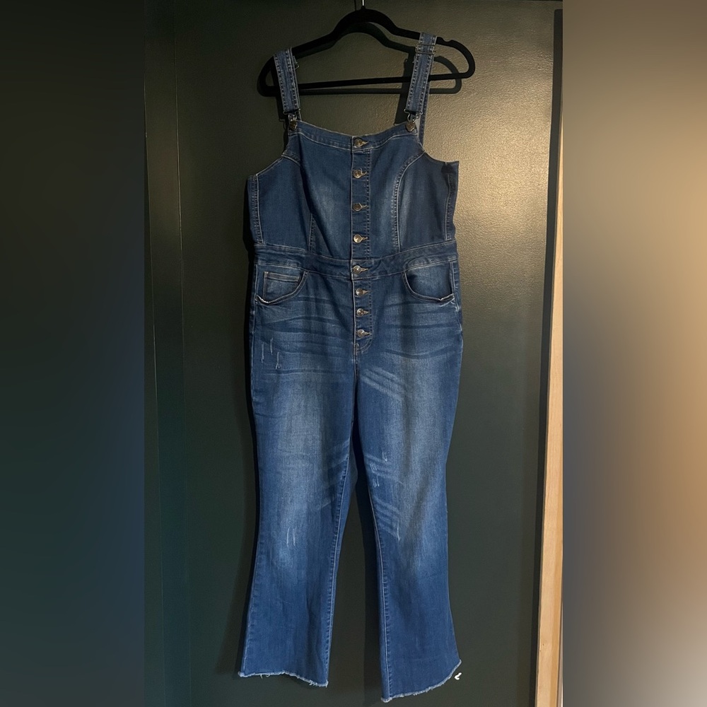 Wax Jeans Bootcut Overalls